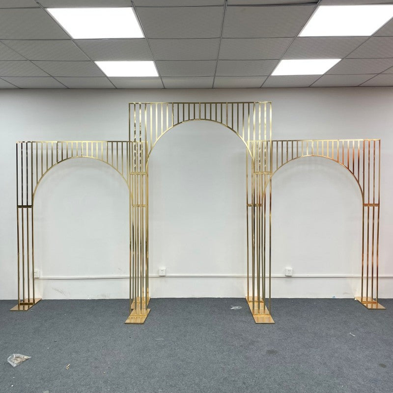 Wholesale Gold Arch Stand - Pro Event Backdrop Frame
