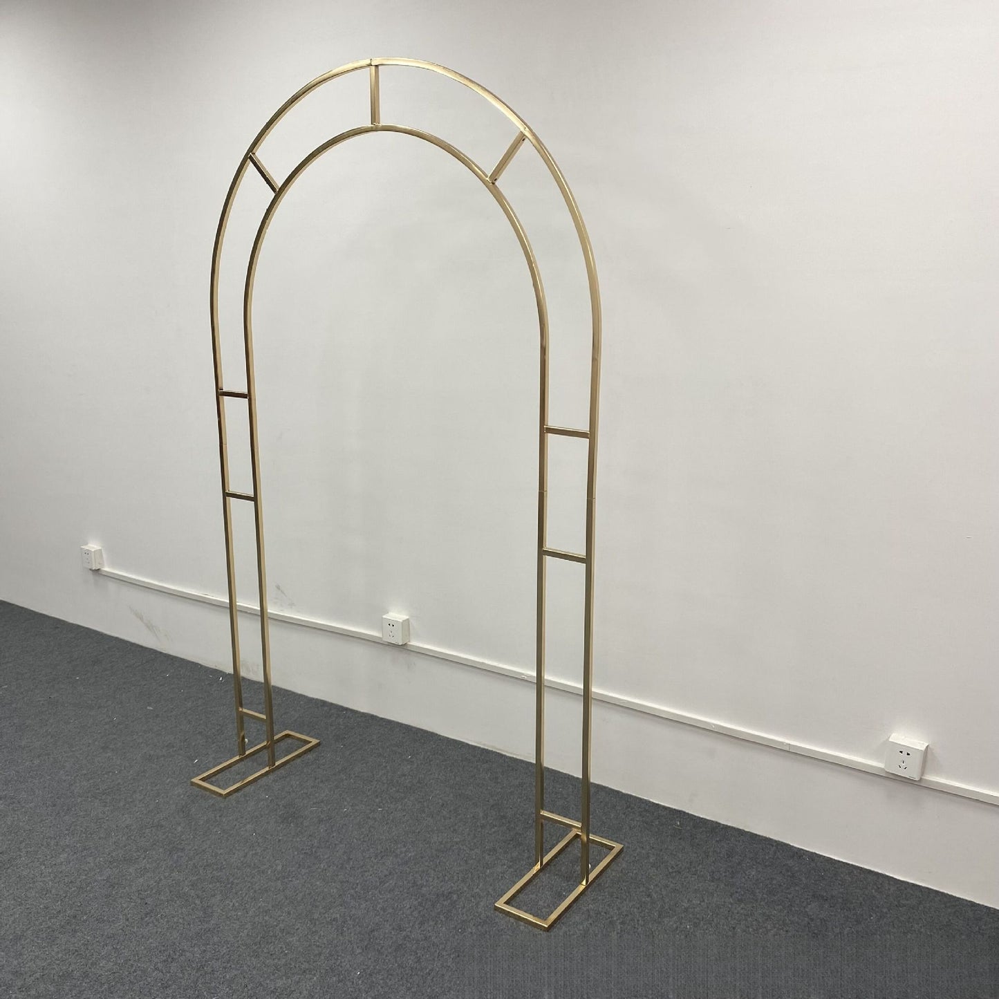 Stainless Steel Wedding Arch - Luxury Backdrop Stand