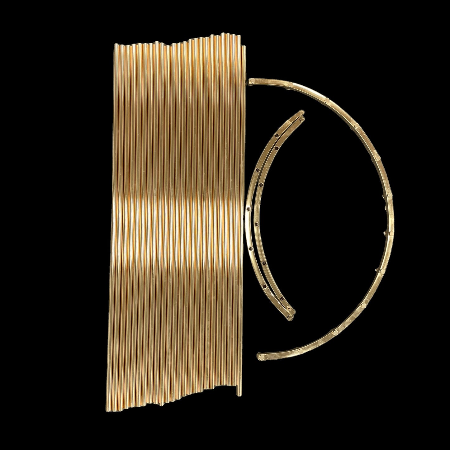 Luxury Gold Geometric Backdrop Stand - Irregular Wedding Arch