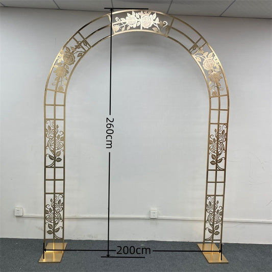 Gold Metal Wedding Backdrop Frame - Event & Party Arch