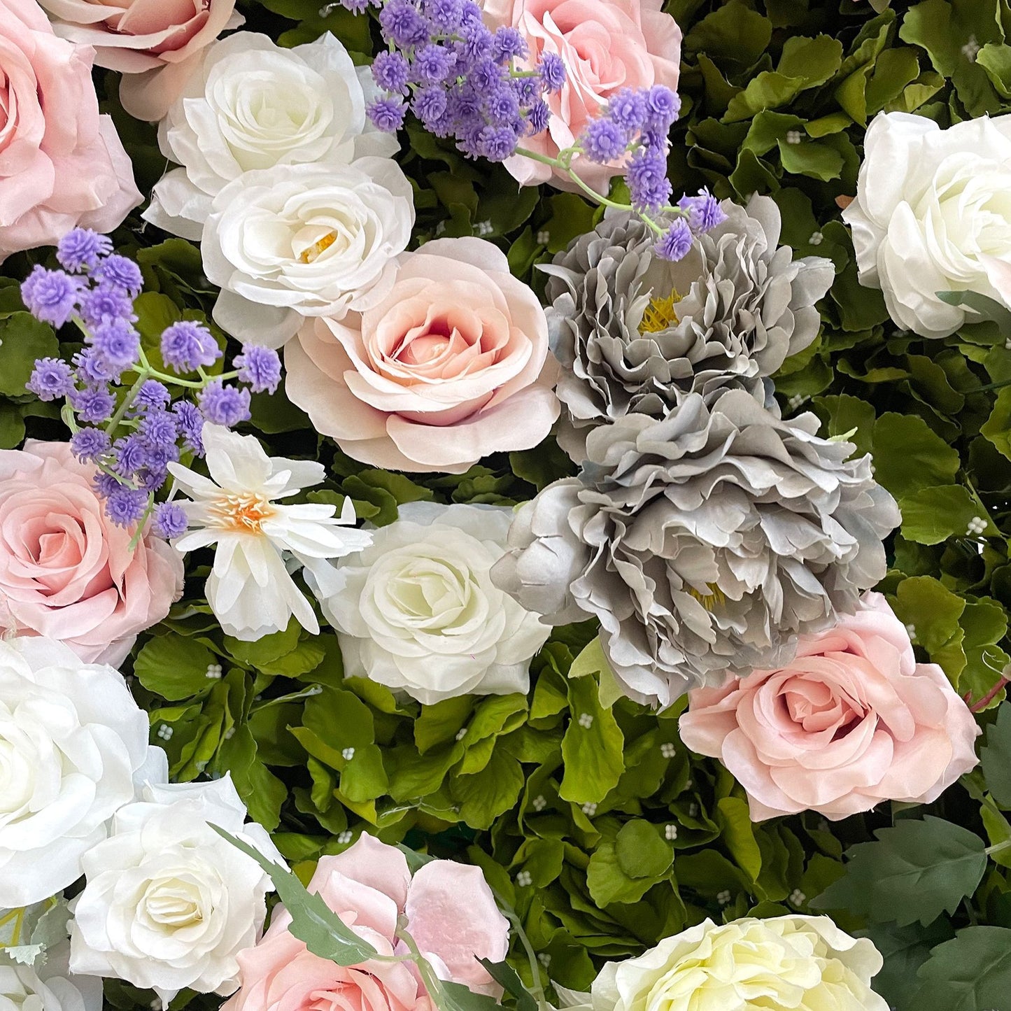 5D Silk Flower Wall - Custom 8x8ft / 4x8ft Backdrop pink