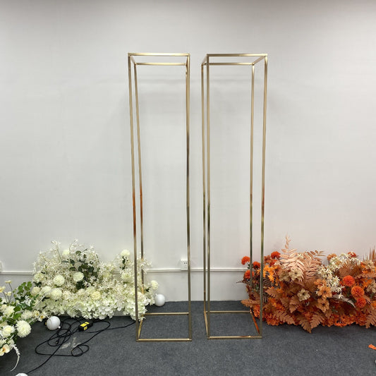 Gold Metal Wedding Backdrop: Heavy Duty Iron Frame