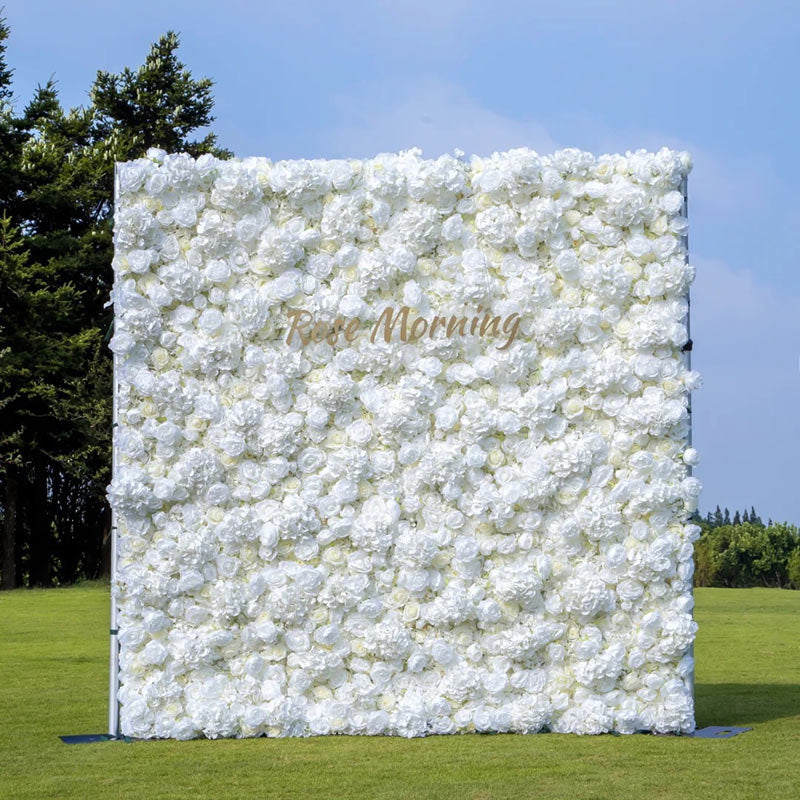 5D Silk Flower Wall - Custom 8x8ft / 4x8ft Backdrop