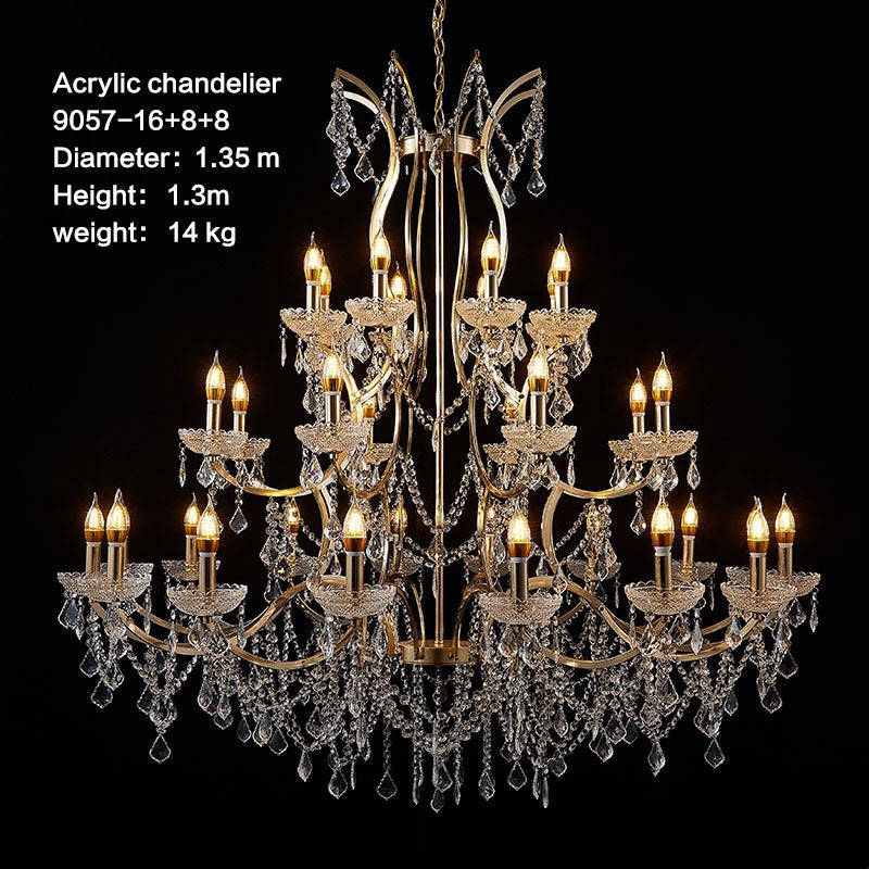 Factory Direct Multi-Tier Acrylic Crystal Chandelier