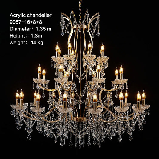 Factory Direct Multi-Tier Acrylic Crystal Chandelier