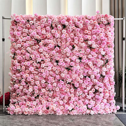5D Silk Flower Wall - Custom 8x8ft / 4x8ft Backdrop