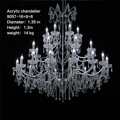 Multi-Tier Empire Gold Crystal Chandelier - Factory Direct