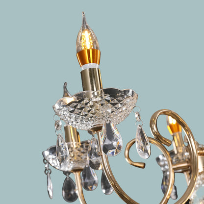 42.5" Tiered 24-Light Grand Chandelier - 9060 Chrome Acrylic