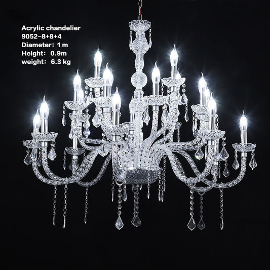 Multi-Tier Empire Gold Crystal Chandelier - Factory Direct