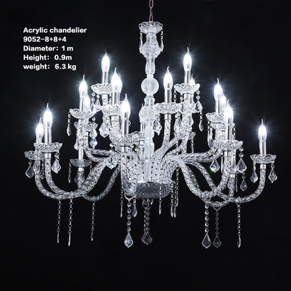 Factory Direct Multi-Tier Acrylic Crystal Chandelier
