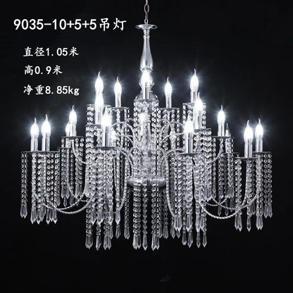 Maria Theresa Grand Crystal Chandelier - Golden Foyer & Lobby Decor