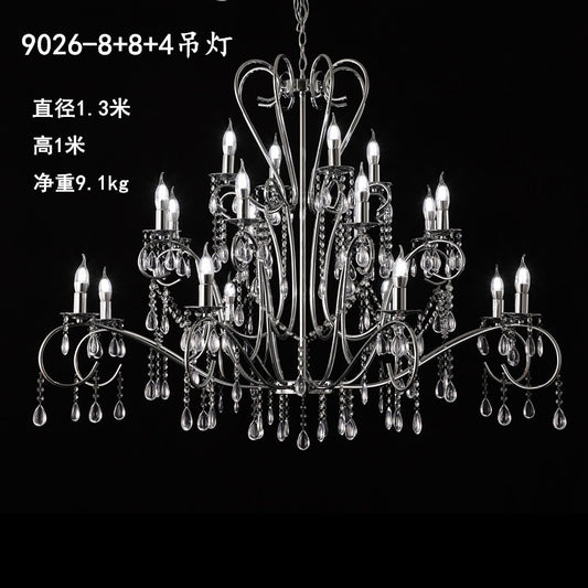 Maria Theresa Grand Crystal Chandelier - Golden Foyer & Lobby Decor