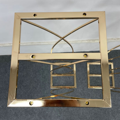 Detachable Luxe Gold Floral Stand - Metal Wedding Centerpiece