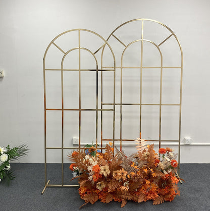 Outdoor Backdrop Stand: Iron Frame for Flowers & Balloons