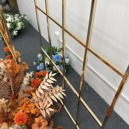 Outdoor Backdrop Stand: Iron Frame for Flowers & Balloons