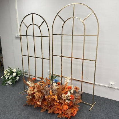 Outdoor Backdrop Stand: Iron Frame for Flowers & Balloons