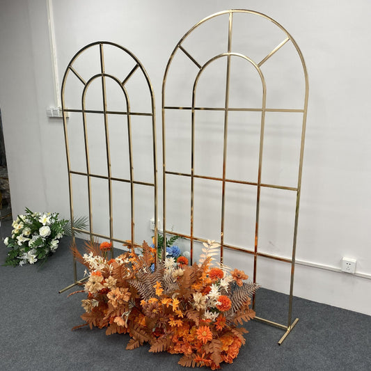 Outdoor Backdrop Stand: Iron Frame for Flowers & Balloons