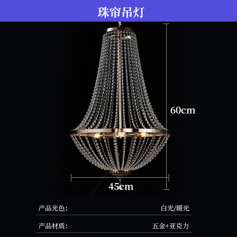 42.5" Tiered 24-Light Grand Chandelier - Wedding & Event Decor