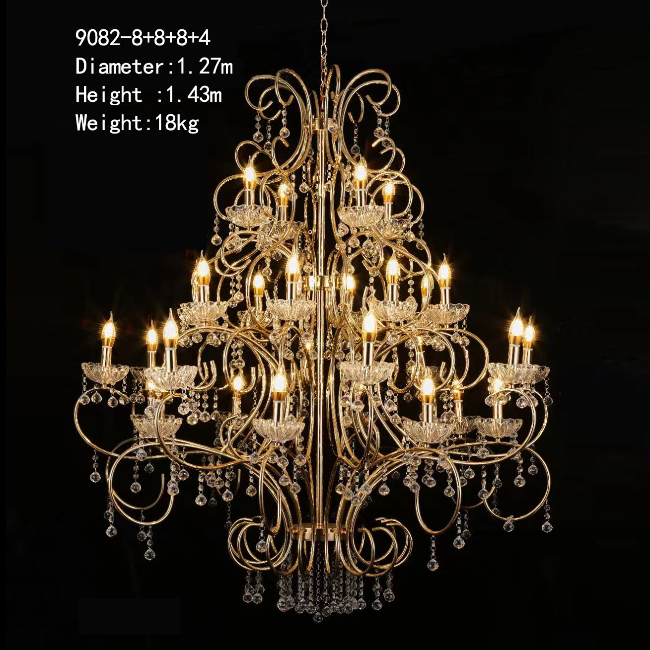 Factory Direct Crystal Chandelier for Weddings