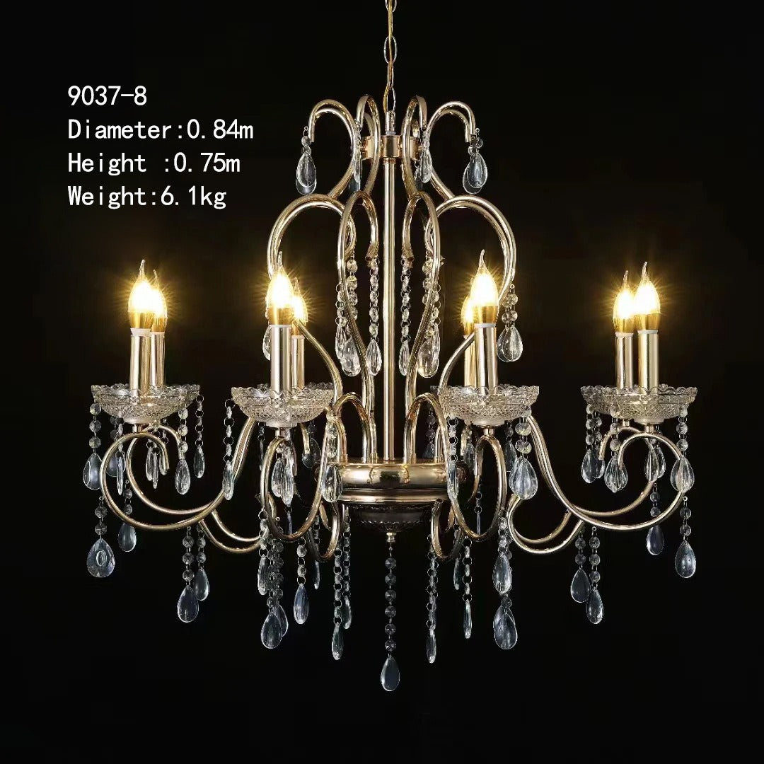 42.5" 24-Light Grand Chandelier - Wedding & Hotel Lobby Decor