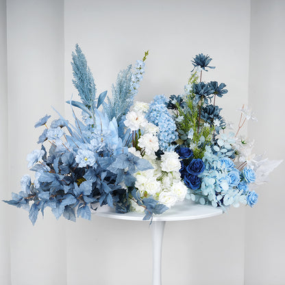 Blue New Listing Green Set of Two New Simulation Floor Flower Arrangement