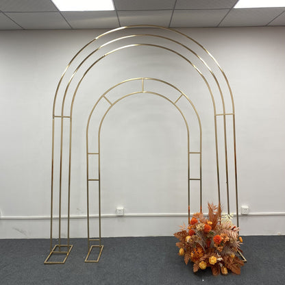 Stainless Steel Wedding Arch - Luxury Backdrop Stand