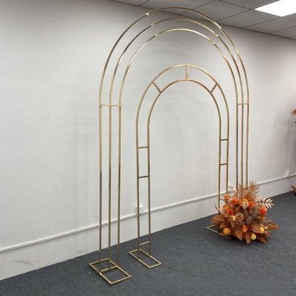 Stainless Steel Wedding Arch - Luxury Backdrop Stand
