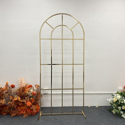 Outdoor Backdrop Stand: Iron Frame for Flowers & Balloons