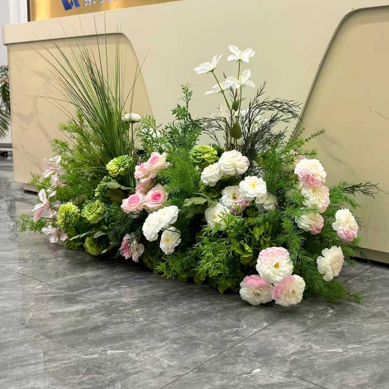 Set of 2 Meadow Floor Floral Arrangements - Factory Custom