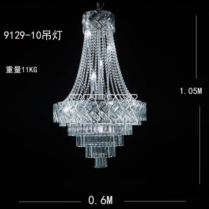 Modern Black & Gold Crystal Chandelier for Grand Decor