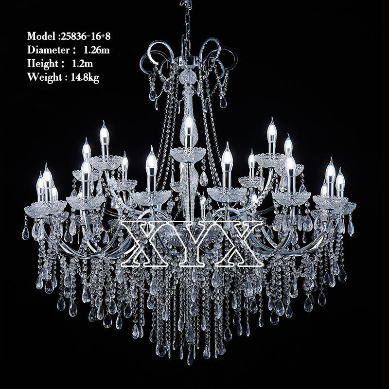 Adjustable Gold K9 Crystal Maria Theresa Chandelier Wedding Lobby Factory Direct