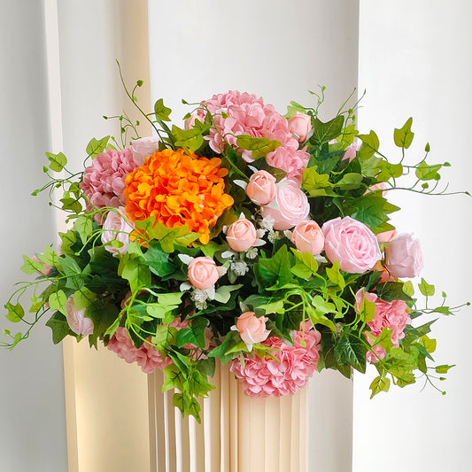 16" Dome Silk Flower Arrangement - Factory Custom
