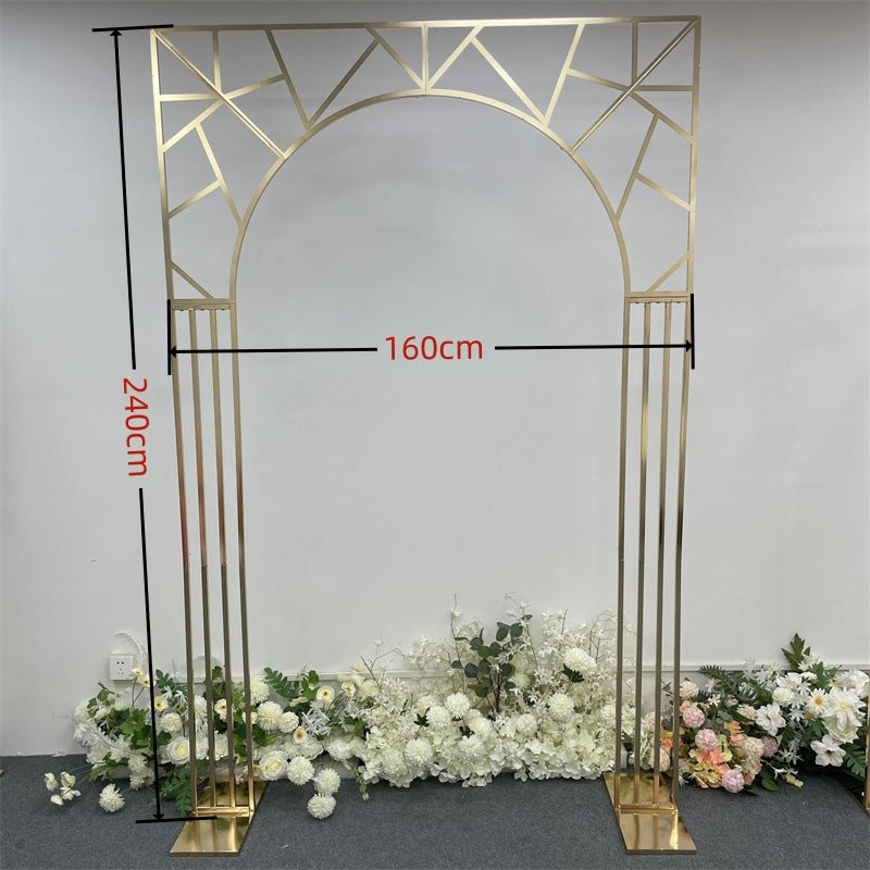 Wholesale Gold Arch Stand - Pro Event Backdrop Frame