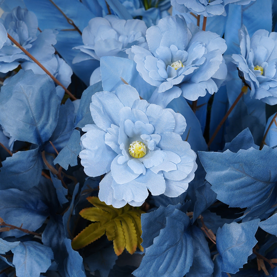 Blue New Listing Green Set of Two New Simulation Floor Flower Arrangement