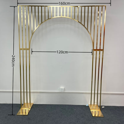 Wholesale Gold Arch Stand - Pro Event Backdrop Frame