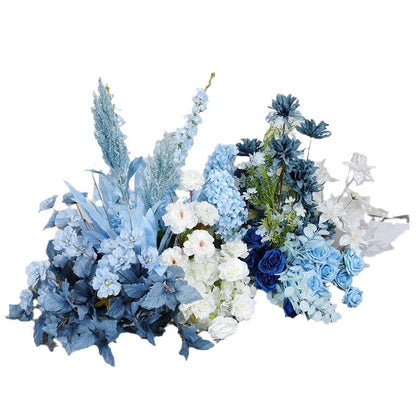 Blue New Listing Green Set of Two New Simulation Floor Flower Arrangement