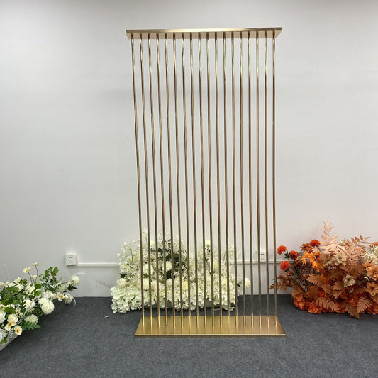 Gold Metal Wedding Backdrop: Heavy Duty Iron Frame