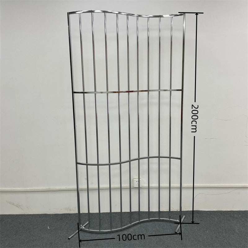 Gold Metal Backdrop Stand: Durable Arch for Events & Party