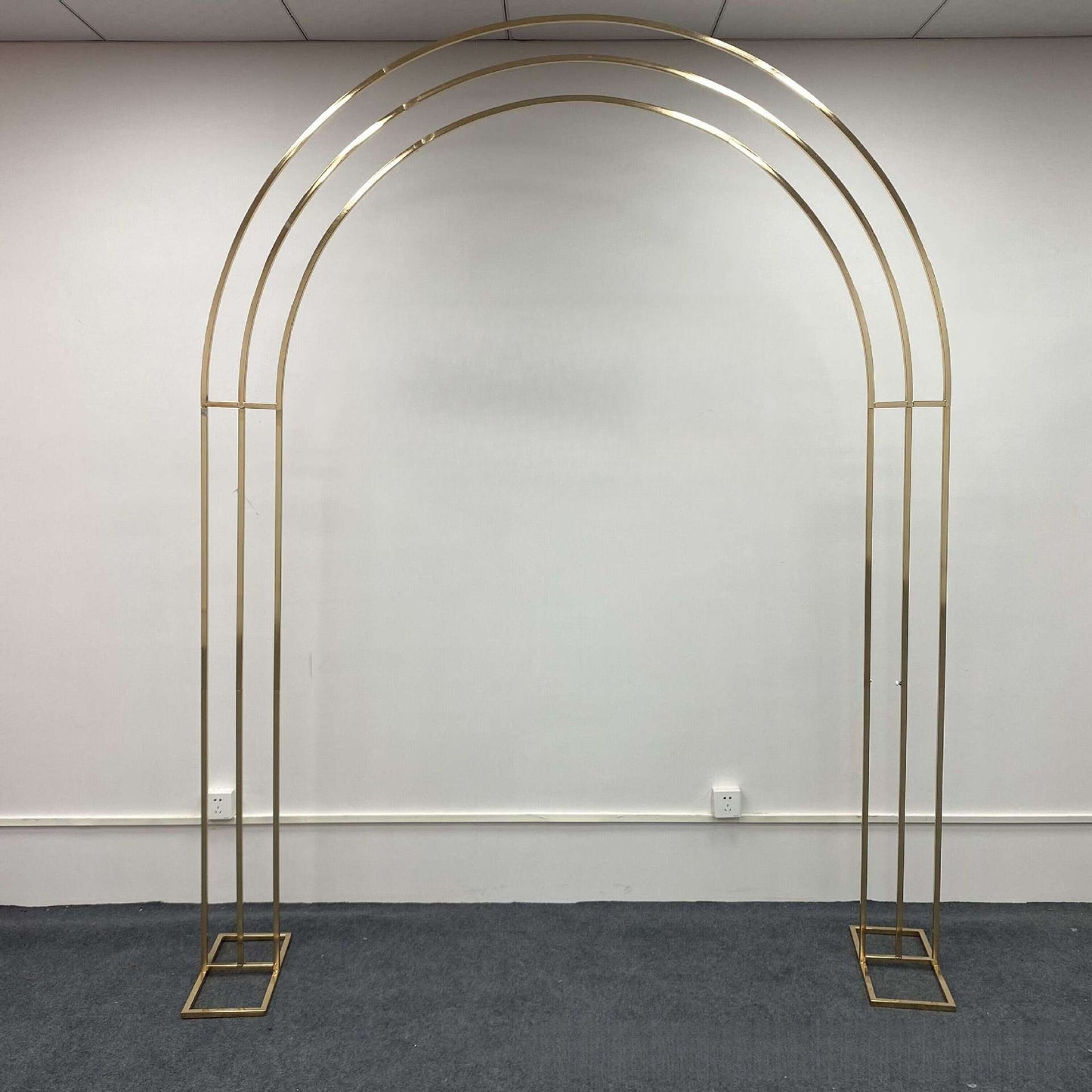 Stainless Steel Wedding Arch - Luxury Backdrop Stand