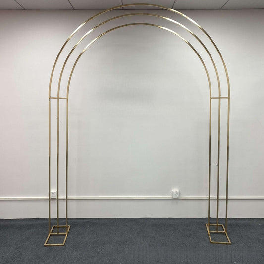 Stainless Steel Wedding Arch - Luxury Backdrop Stand