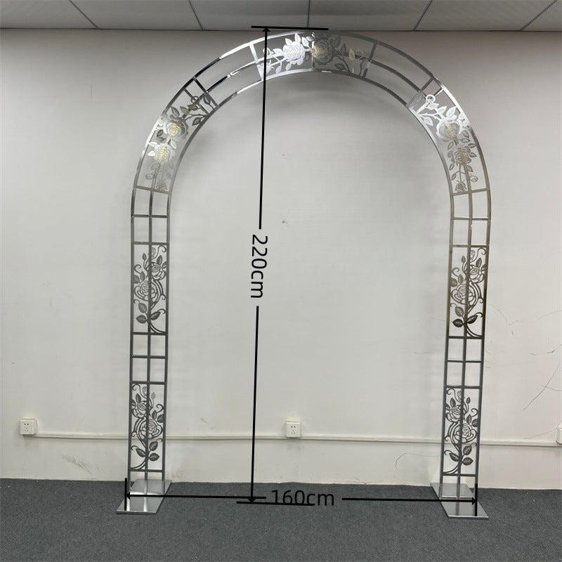 Gold Metal Wedding Backdrop Frame - Event & Party Arch