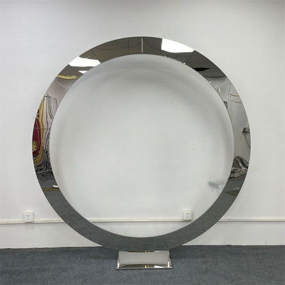 Gold Metal Backdrop Frame: Shiny Arch for Event Decor