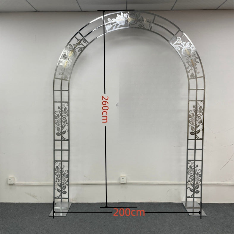 Gold Metal Wedding Backdrop Frame - Event & Party Arch